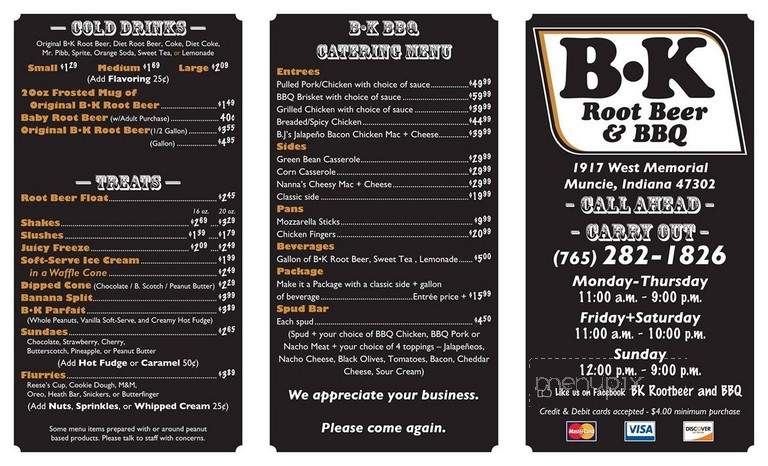 BK Rootbeer & BBQ - Muncie, IN