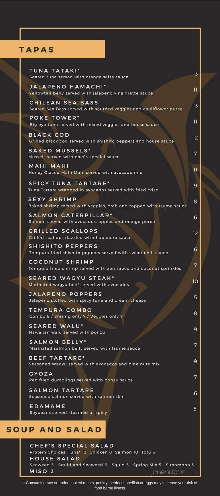Blue Marlin - Sandy, UT menu_pic