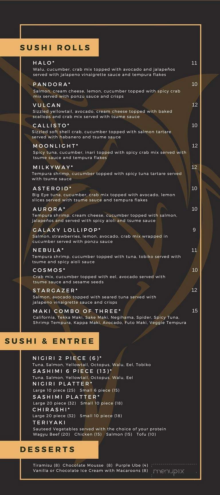 Blue Marlin - Sandy, UT menu_pic