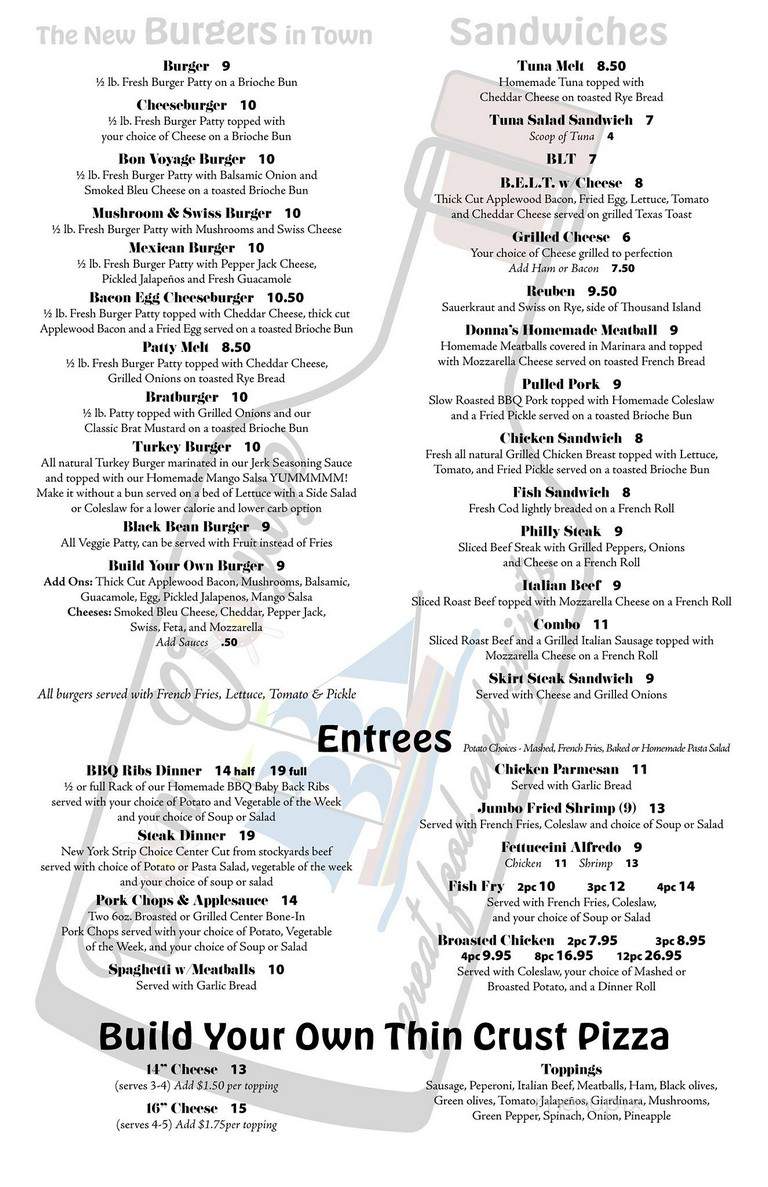 Bon Voyage Great Food And Spirits - Antioch, IL