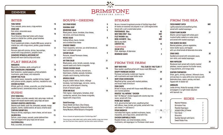 Brimstone Woodfire Grill - Doral, FL