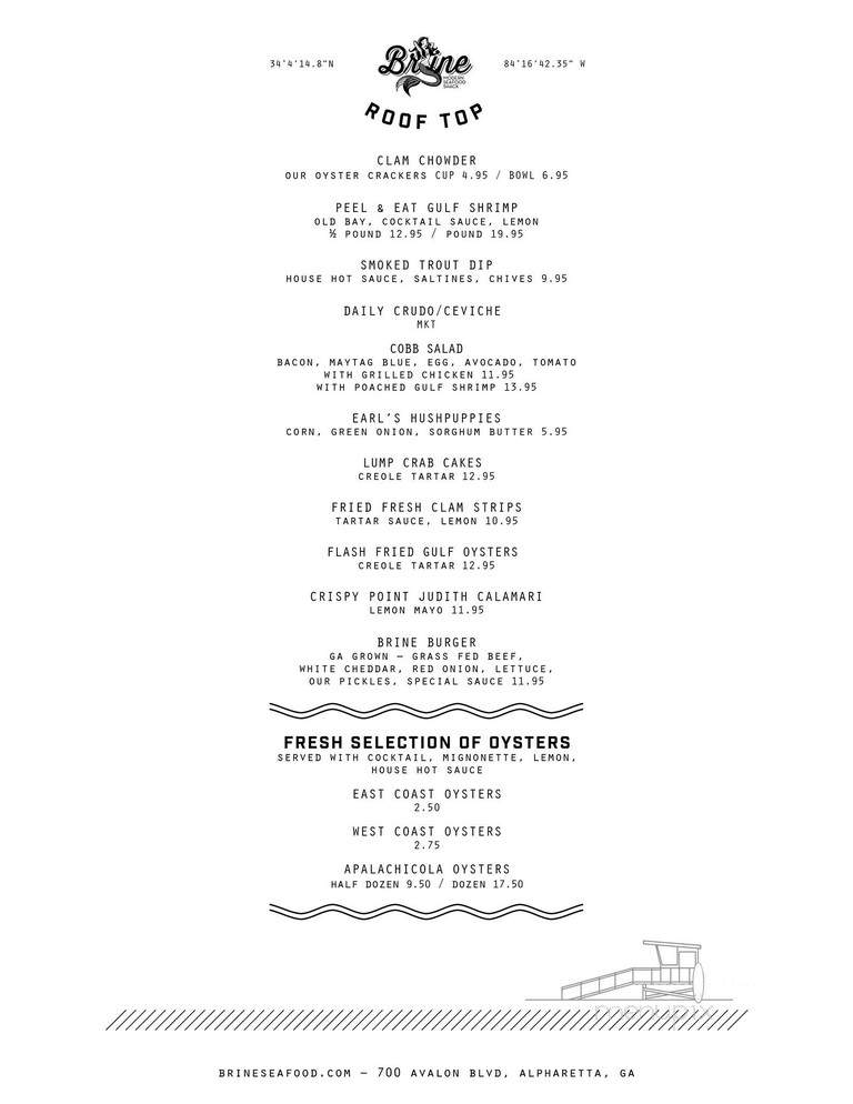 Brine Seafood Shack - Alpharetta, GA menu_pic