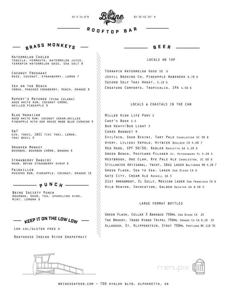 Brine Seafood Shack - Alpharetta, GA menu_pic