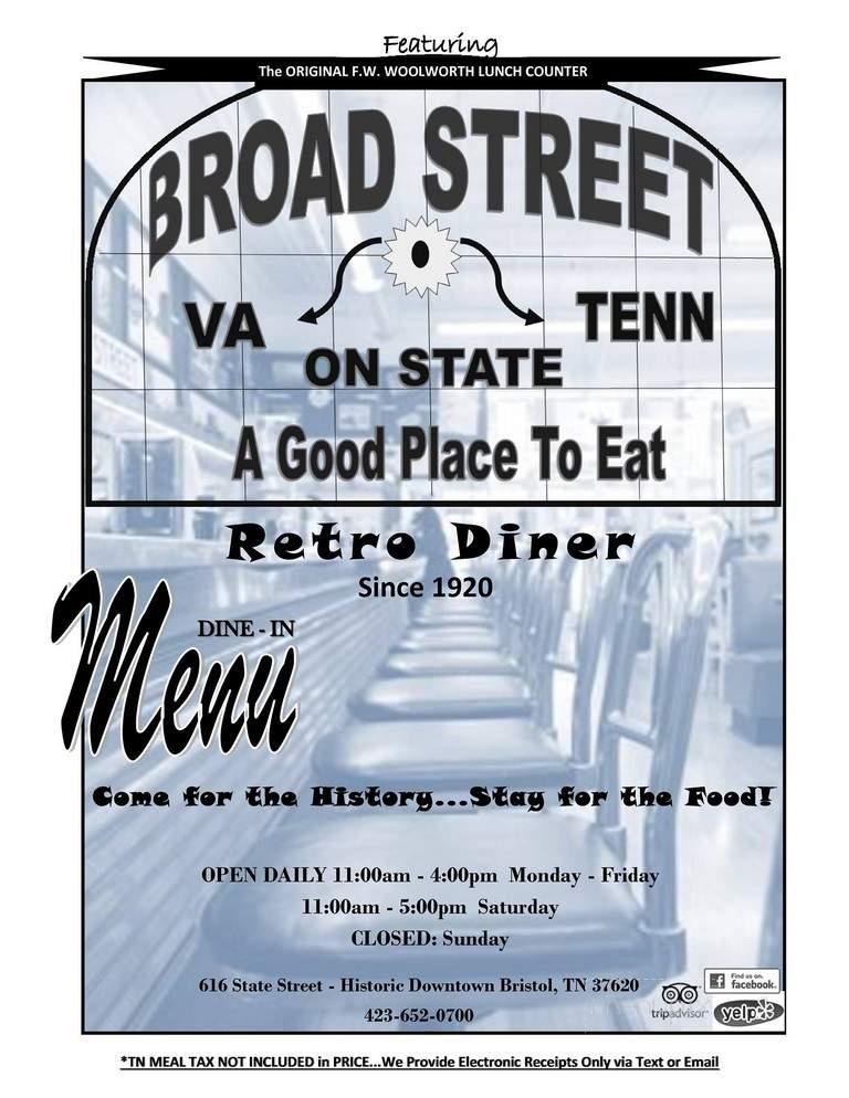 Broad Street on State - Bristol, TN menu_pic