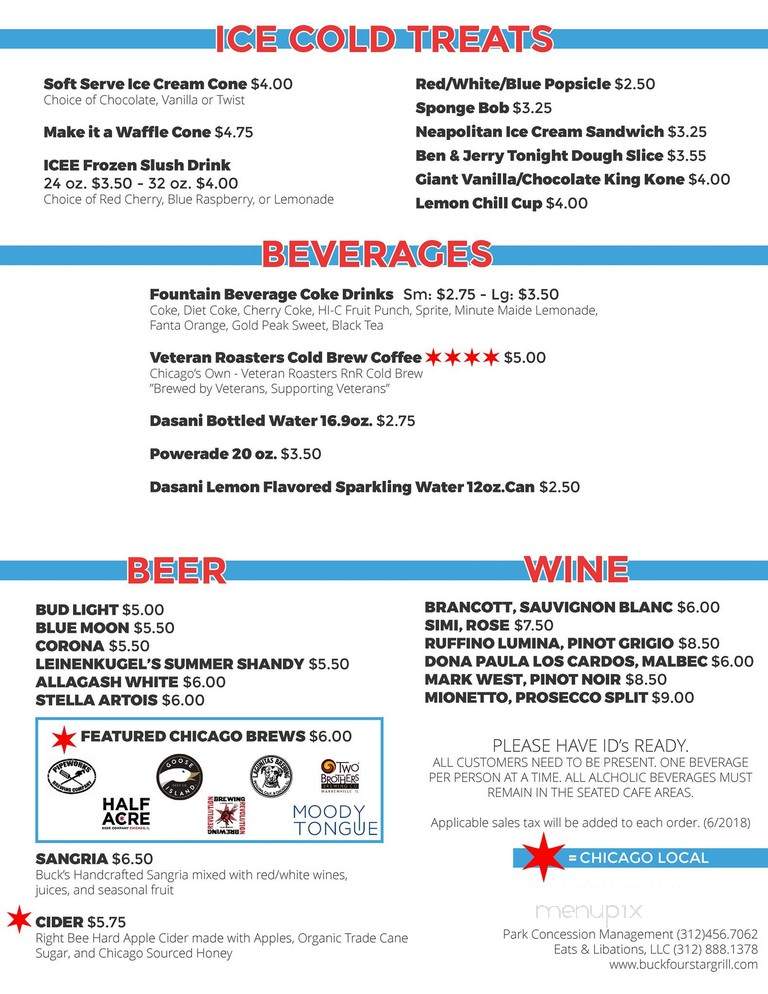 Buck's Four Star Grill - Chicago, IL