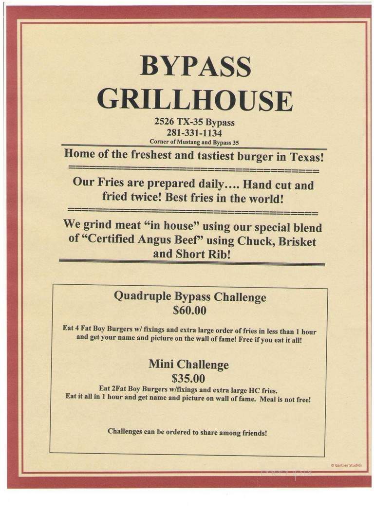 Bypass Grill House - Alvin, TX