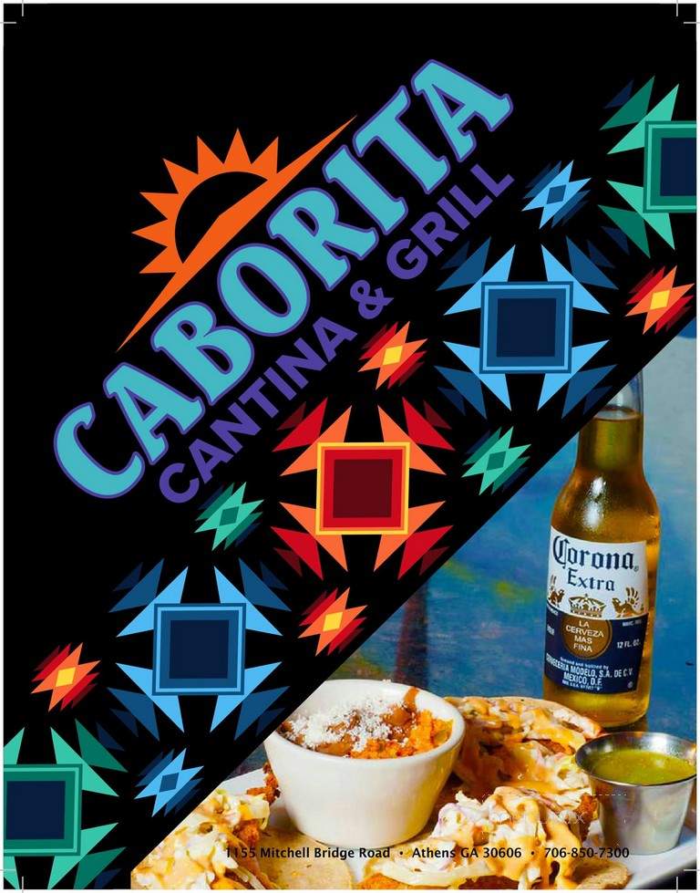 Caborita - Athens, GA menu_pic