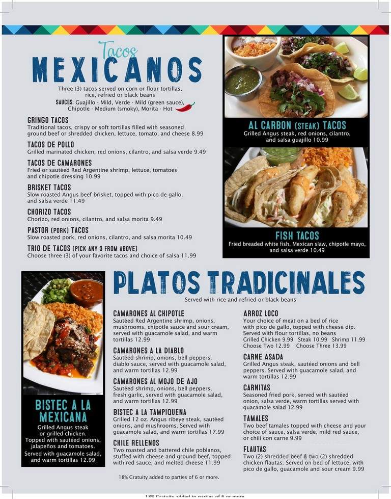 Caborita - Athens, GA menu_pic