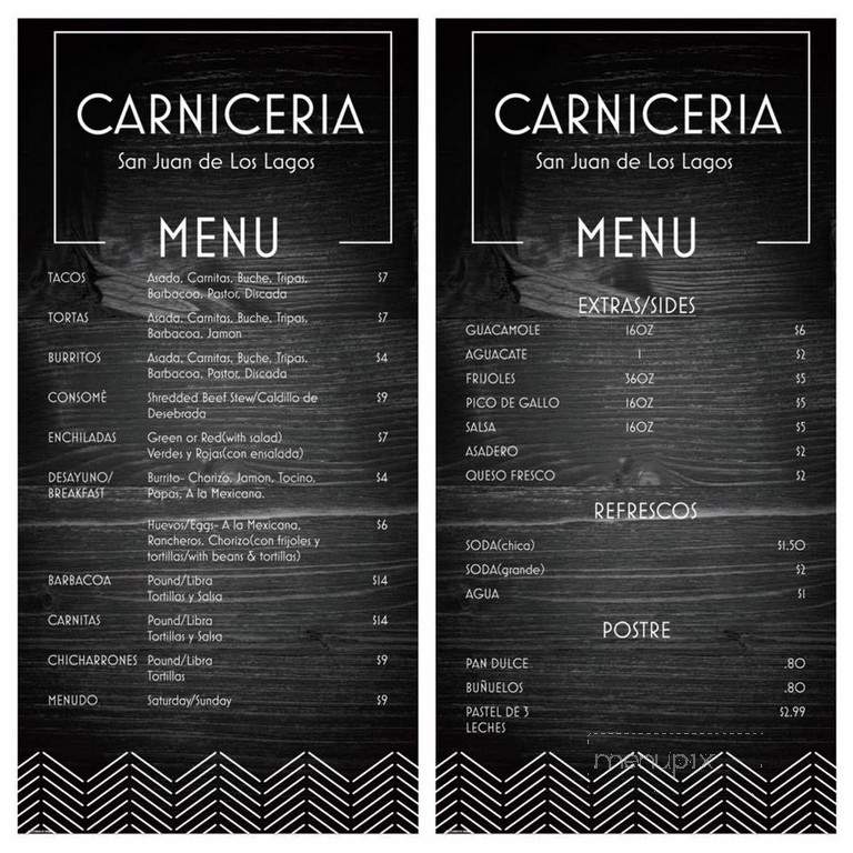 Carniceria San Juan De Los Lagos - Carlsbad, NM menu_pic