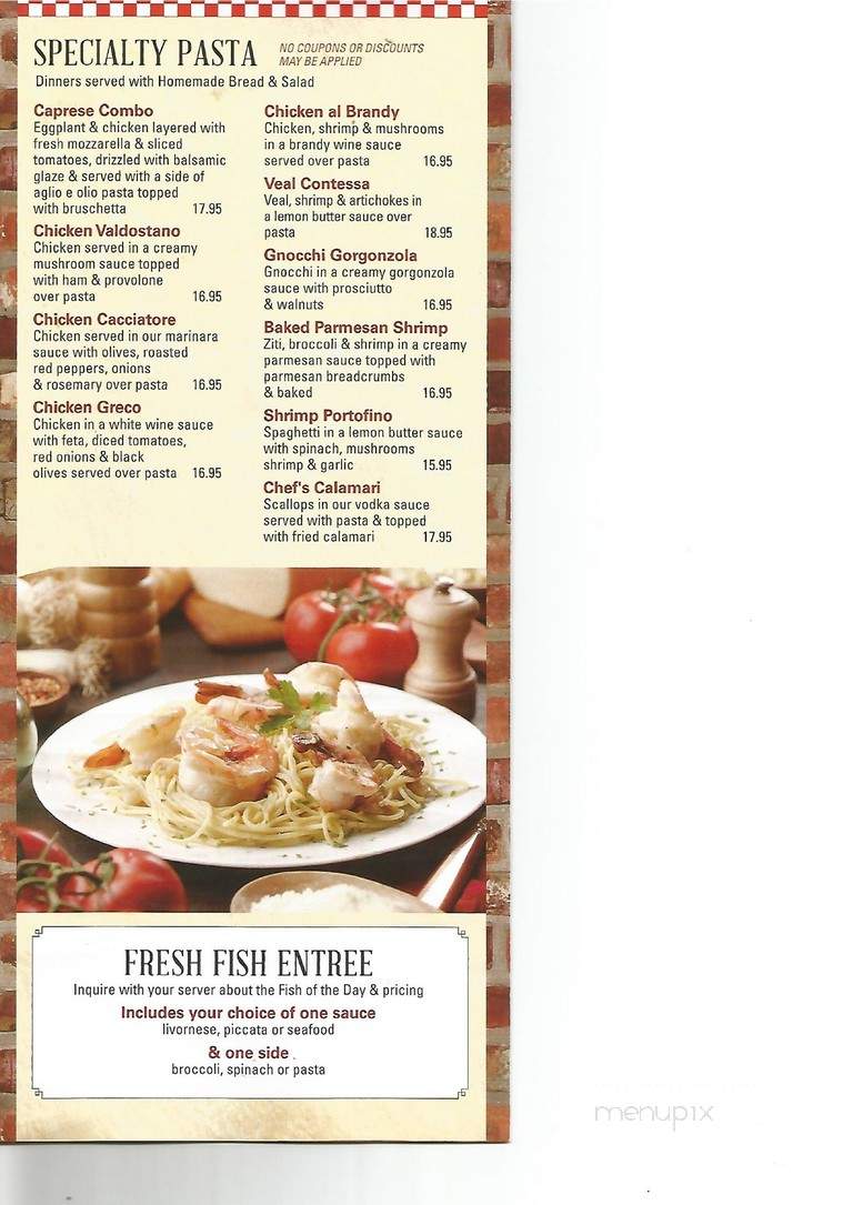 Ciao Pizza Pasta - Brooklyn, NY menu_pic