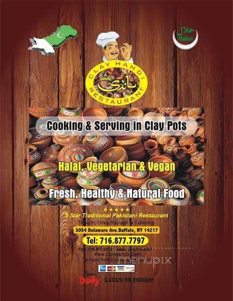 Clay Handi Restaurant - Buffalo, NY menu_pic