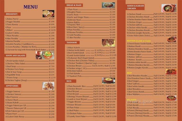 Clay Handi Restaurant - Buffalo, NY menu_pic