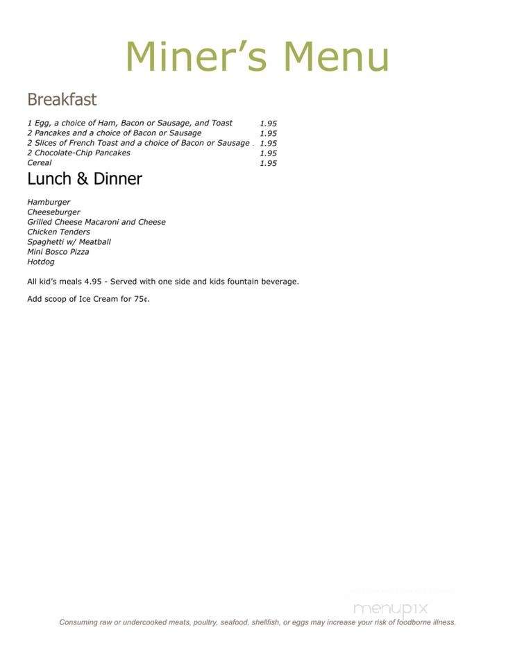 Concrete City Cafe - Nanticoke, PA menu_pic