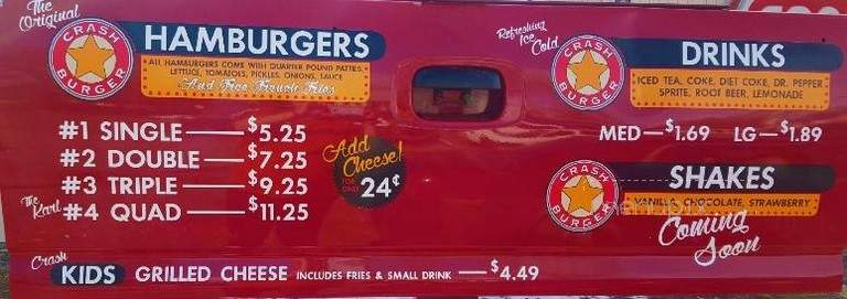 Crash Burger - Montrose, CO menu_pic