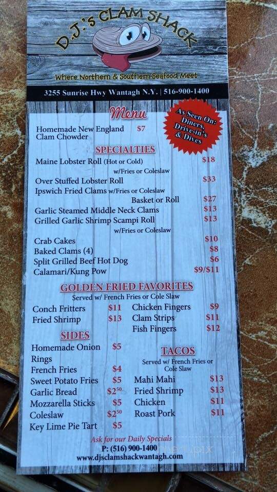 D.J.'s Clam Shack - Wantagh, NY