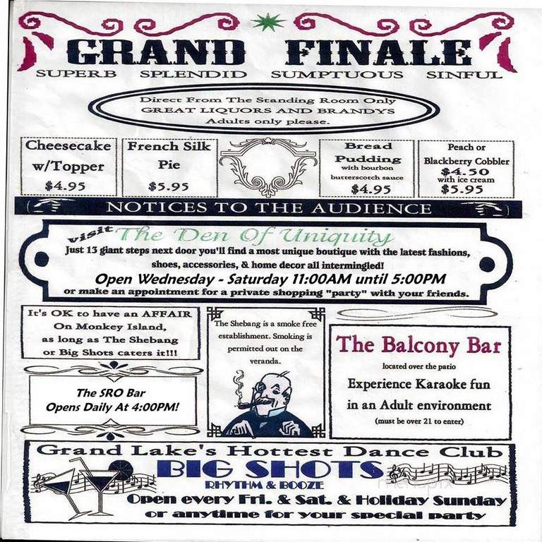 Docs Bar & Grill - Monkey Island, OK menu_pic