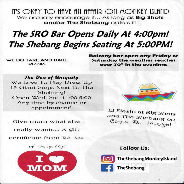 Docs Bar & Grill - Monkey Island, OK menu_pic