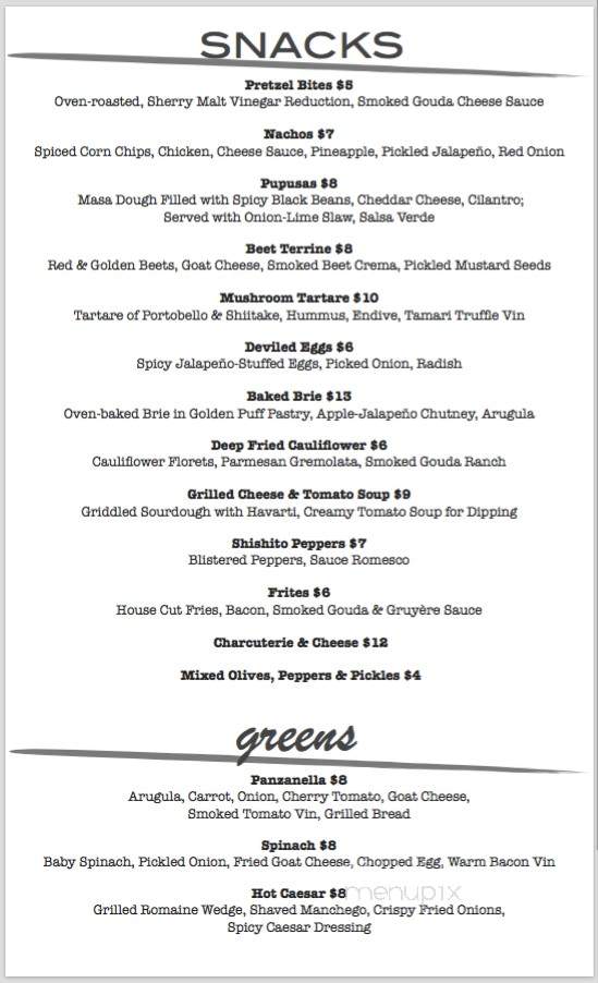 Dram + Morsel - Wilmington, NC menu_pic