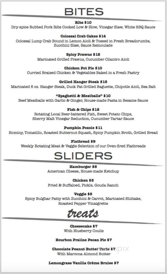 Dram + Morsel - Wilmington, NC menu_pic