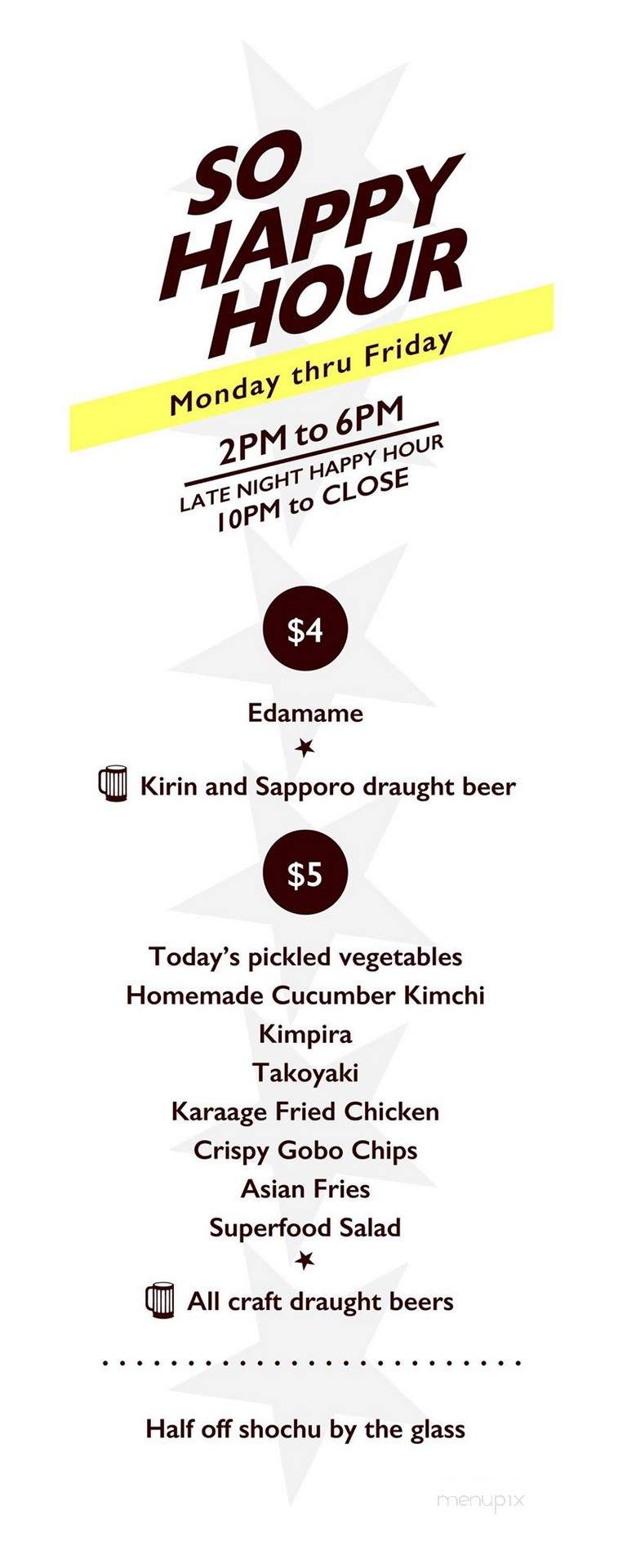 E.A.K. Ramen - New York, NY menu_pic