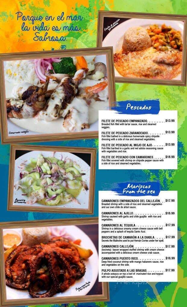 El Callejon de Los Millagros - McAllen, TX menu_pic