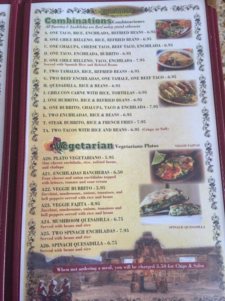 El Dorado Mexican Bar & Grill - Brookhaven, MS menu_pic