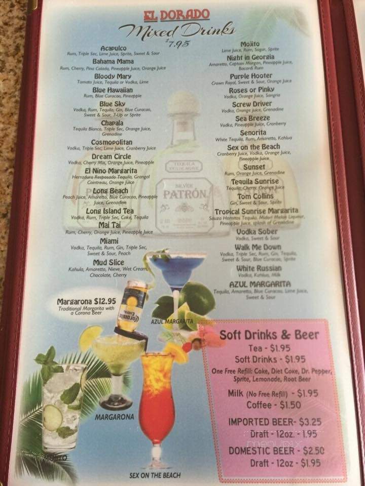 El Dorado Mexican Bar & Grill - Brookhaven, MS menu_pic