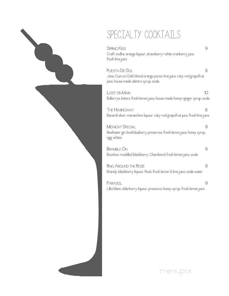 Forked on Main - Orange, VA menu_pic