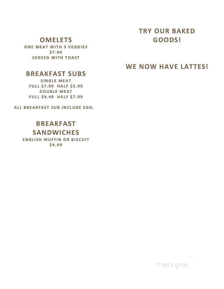 Fresh Coast Cafe - Paradise, MI menu_pic