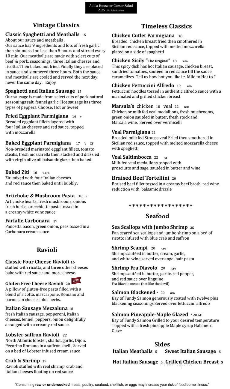 Genuwine's - Pickerington, OH menu_pic
