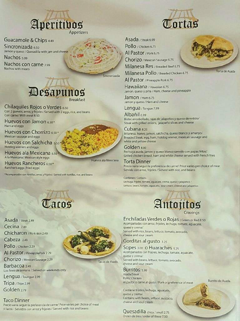 Golden Village - Chicago, IL menu_pic