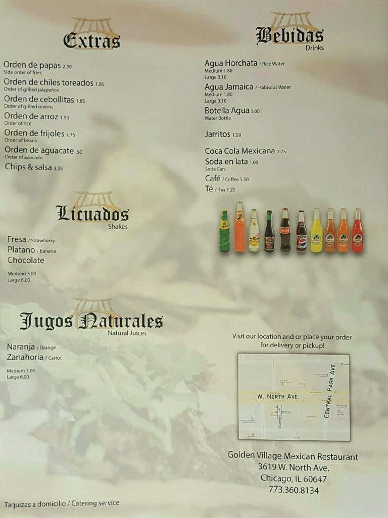 Golden Village - Chicago, IL menu_pic