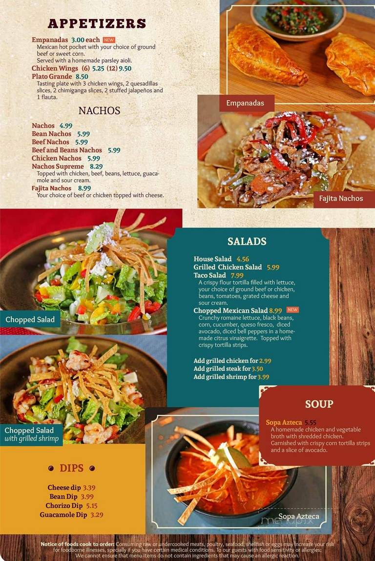 Gran Ranchero Mexican Restaurant - Marietta, OH menu_pic