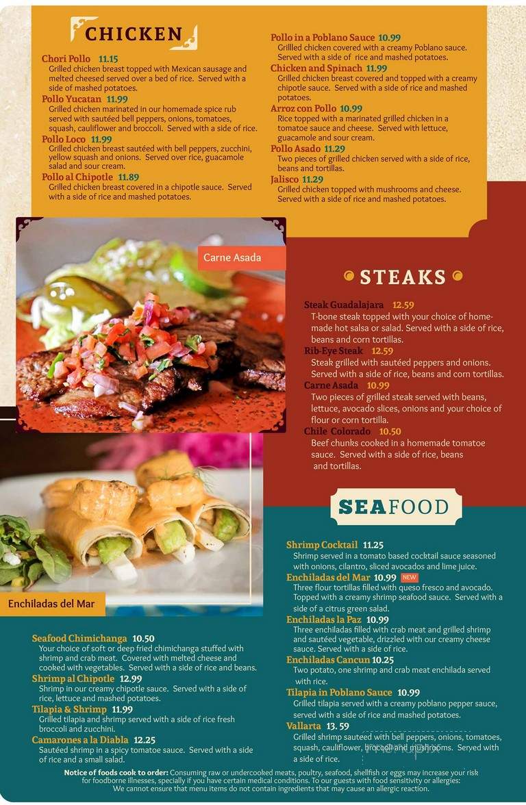 Gran Ranchero Mexican Restaurant - Marietta, OH menu_pic