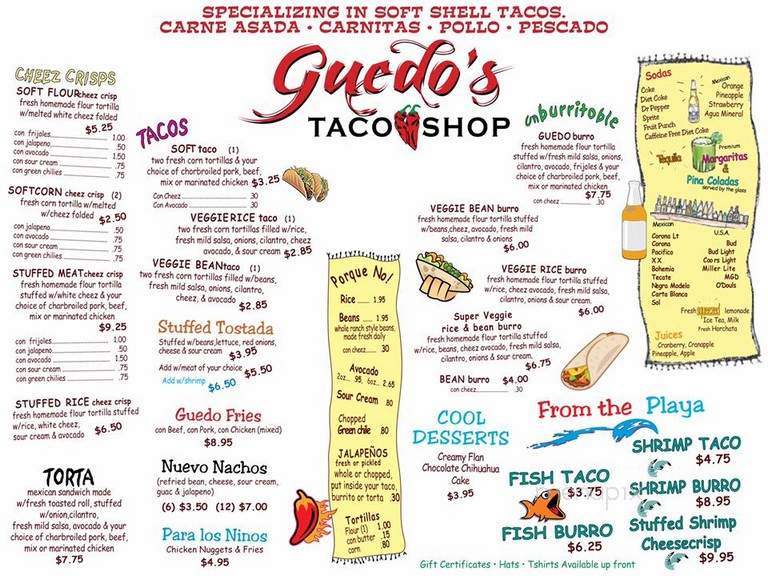 Guedo's Taco Shop - Gilbert, AZ