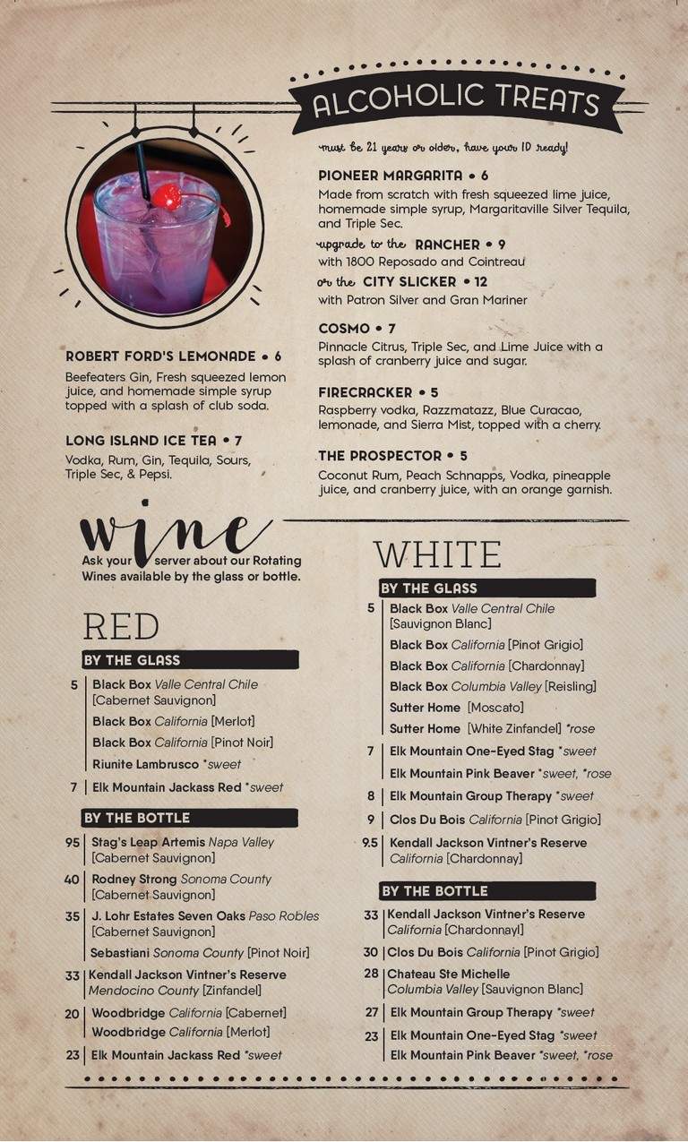 Gunner's - Marion, IN menu_pic