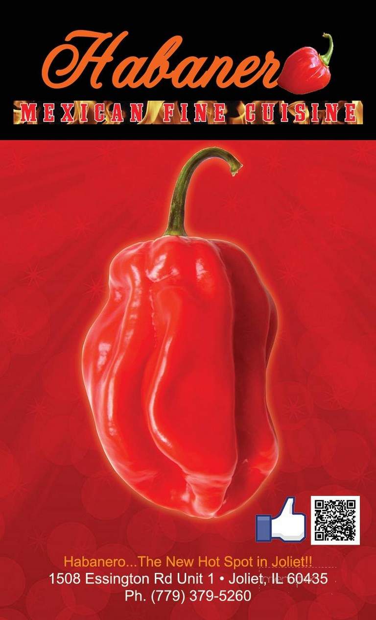 Habanero Mexican Fine Cuisine - Plainfield, IL menu_pic