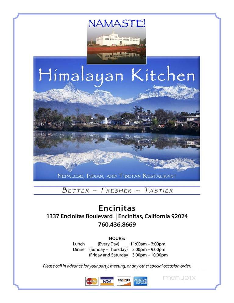 Himalayan Kitchen - Encinitas, CA