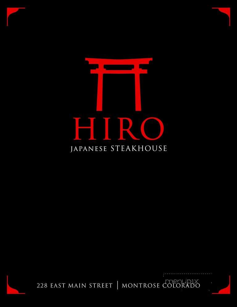 Hiro Japanese Steakhouse - Montrose, CO