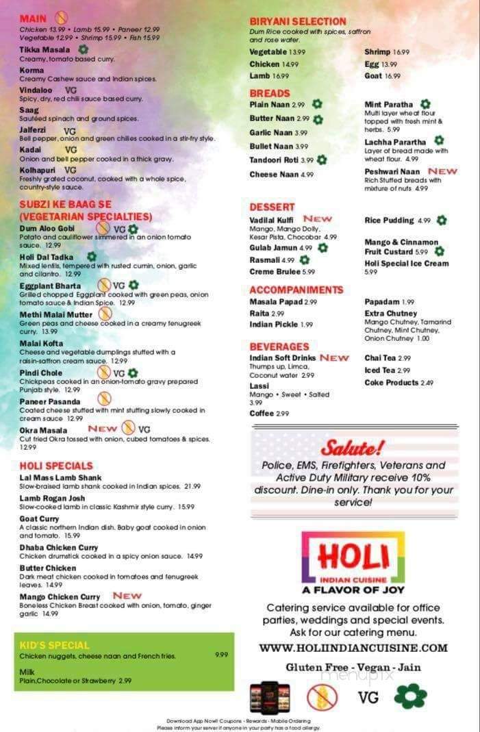 Holi Indian Cuisine - Dothan, AL