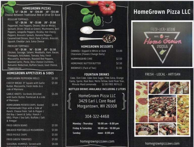 Home Grown Pizza - Morgantown, WV
