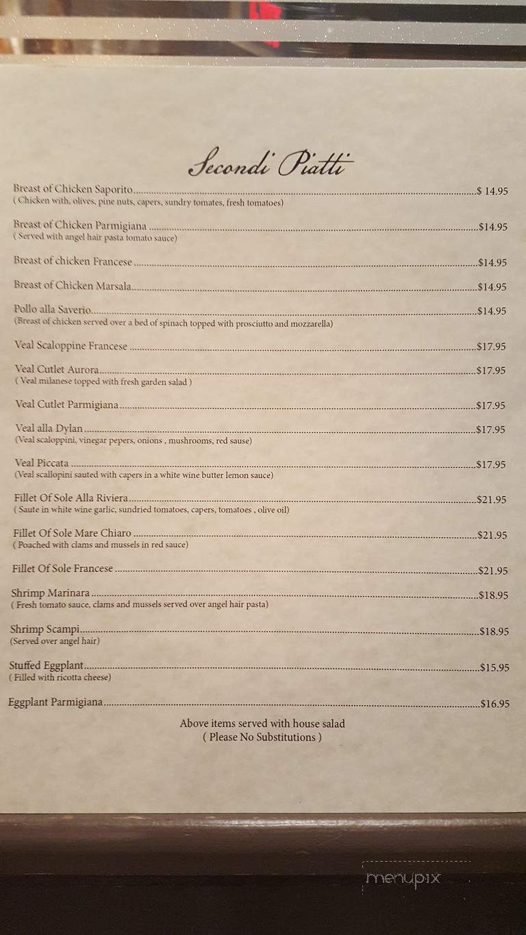 I Gemelli Ristorante - Woodland Park, NJ menu_pic