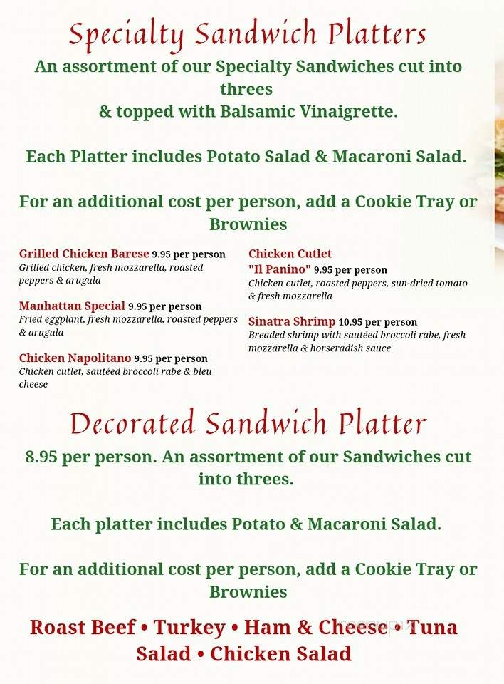 IL Panino Pizzeria - Fairfield, NJ menu_pic