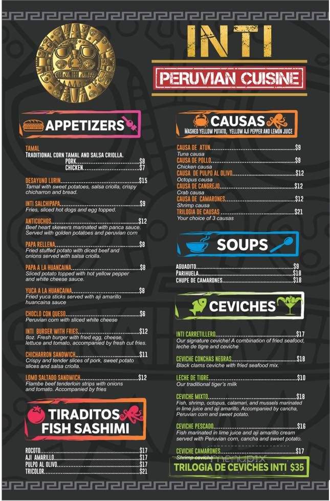 Inti Sandwich - West Palm Beach, FL menu_pic