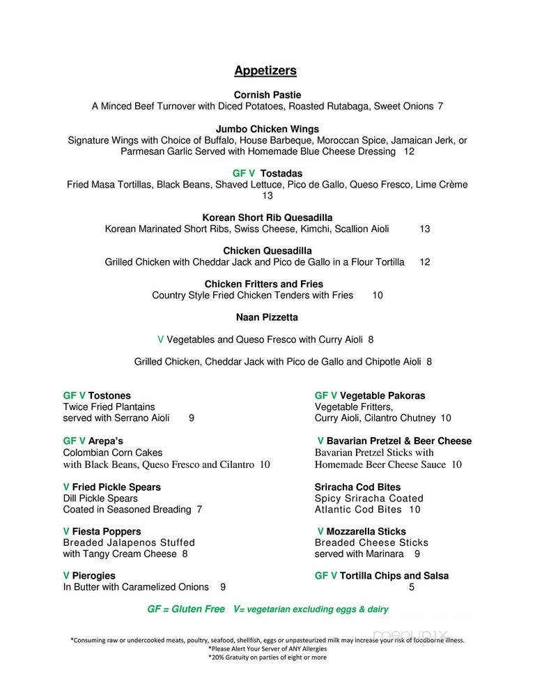 Iron Hills Tavern - Ledgewood, NJ menu_pic