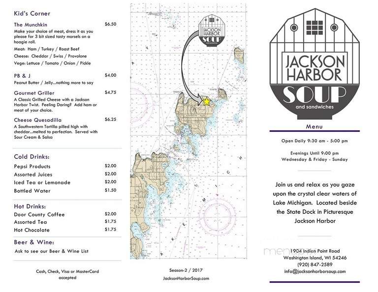 Jackson Harbor Soup - Washington, WI menu_pic