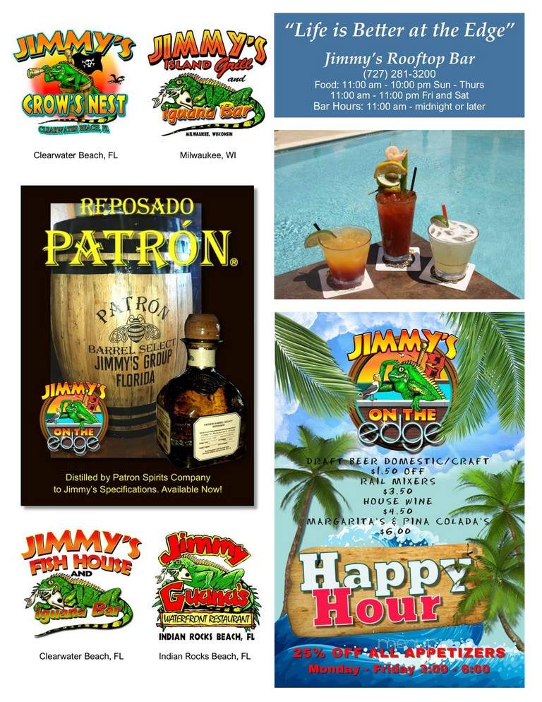 Jimmy's On The Edge - Clearwater, FL menu_pic