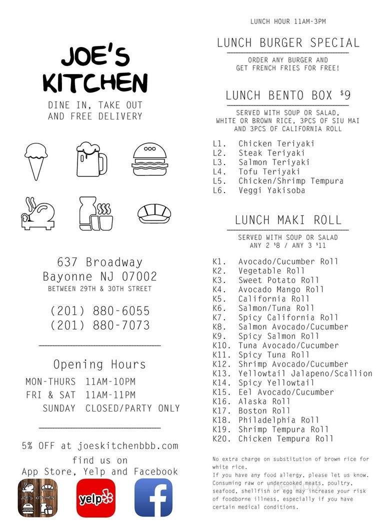 Joe's Kitchen - Bayonne, NJ