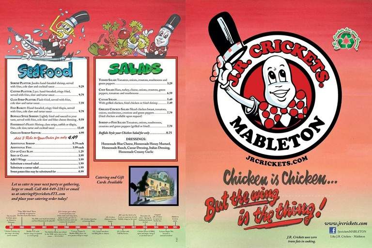 J.R. Crickets - Mableton, GA menu_pic