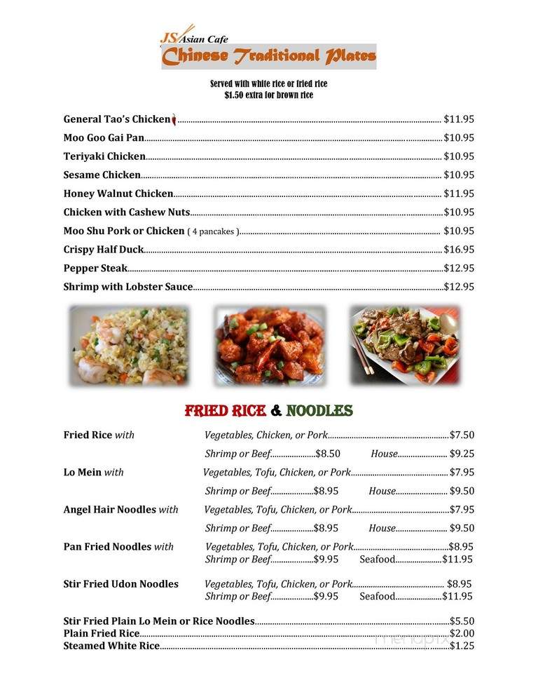 J's Asian Cafe - Alpharetta, GA menu_pic